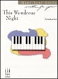 This Wondrous Night piano sheet music cover